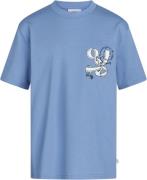 Grunt Bari Tee Str L/14Y - Blue Kortærmede T-shirts hos Magasin