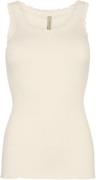 soyaconcept Scsarona 1 Kvinde 1620 Cream Tanktoppe Str L - Bomuld hos ...