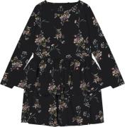 The New Tniris L_S Dress Str 110-116 cm/5-6 år - Black Beauty Flow Kjo...