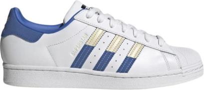 adidas Superstar Mand Ftwwht/sanstr/broyal Sneakers Str 43 1/3 - Læder...