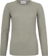 SPARKZ Copenhagen Pure Cashmere Oneck Pullover Kvinde Dry Cactus Sweat...