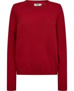 Magasin Myrna 1 RWS Strik Lambswool Kvinde Flaming Red Sweaters Str L ...