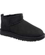 UGG Classic Ultra Mini Kvinde Black Ankelstøvler Str 36 - hos Magasin