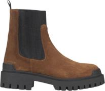 ANGULUS Støvle med Elastik Kvinde 2209/019 Mustard/sort Chelsea Boots ...