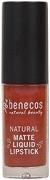 Benecos Liquid Lipstick Trust In Rust 5 ml - Flydende hos Magasin