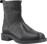 Cashott Castina Zip Boot Leather Kvinde Black Ankelstøvler Str 40 - ho...