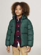 Tommy Hilfiger Essential Down Jacket Str 8 - Ornamental Green Vinterja...