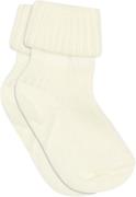 mpKids Anklesock 2/2 pad Baby Str 25/28 - Råhvid Strømper Bomuld hos M...