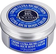 L'Occitane Shea Butter Ultra Rich Body Cream 200 ml. 200 ml - Cremer h...