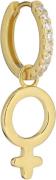 The Earring Shop Venus Huggie One size - Creoler hos Magasin