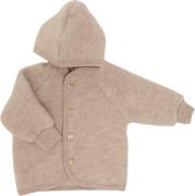 Engel Natur Hooded Jacket With Wooden Buttons,, IVN Best Str 74-80 - S...