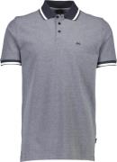 Lindbergh Cotton Pique Polo S/S Mand Blå Kortærmede Poloer Str XXXL - ...