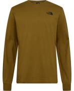 The North Face M L/S BOX NSE TEE Moss Green Mand Moss Green Langærmede...