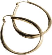 MANGO Oval Hoop Earrings U - Creoler hos Magasin