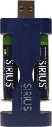 Sirius Decopower USB Charger Incl. 4xaaa Rechargeable Batteries Blue/g...