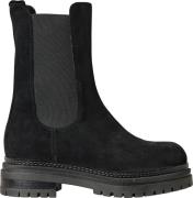 A pair New Biker 3/4 Kvinde Black Chelsea Boots Str 40 - hos Magasin