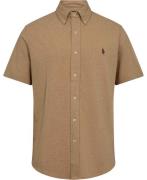 Polo Ralph Lauren Featherweight Meshssl-knt Mand Classic Camel Heather...