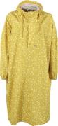 Danefæ Dream Drops Rain Poncho Kvinde Dark Yellow Fleur Regnjakker Str...