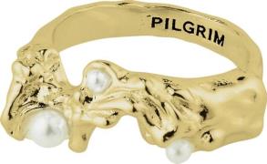 Pilgrim Raelynn Recycled Ring Goldplated one size - Ringe hos Magasin