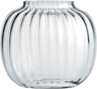 Holmegaard Primula Oval Vase Klar H17,5 Transparent Str H:17,5 D:12 B:...