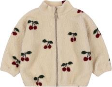 Konges Sløjd Jody Teddy Jacket GRS Str 7-8Y - Cherry Fleece Bomuld hos...