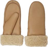 Lovelies Vinson Mittens - Sheep Skin With Curly Shearling Around TH L ...