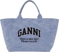 Ganni Shopper XXL Washed ONE SIZE - Shoppere hos Magasin