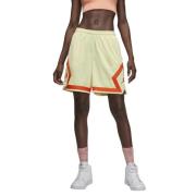 Nike Jordan Diamond Shorts Kvinde Citron Tint/rush Orange Sweatshorts ...