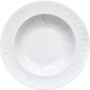 Frederik Bagger Crispy dyb Tallerken 22,5 cm. White Str 22,5 cm - Dybe...