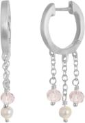 ByBiehl Tienne Hoops Pink One size - Creoler hos Magasin