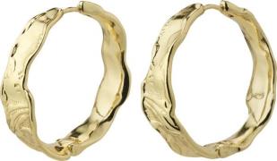 Pilgrim Julita Recycled Hoop Earrings Goldplated one size - Creoler ho...