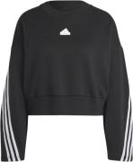 adidas W FI 3S Crew Kvinde Black Sweatshirts Str XS - Bomuld hos Magas...