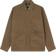 Mads Nørgaard - Copenhagen Soil Denim Chore Jacket Mand Brun Overgangs...