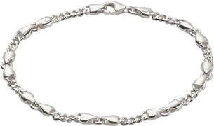 Camille Brinch Jewellery Small CB Bracelet 18 cm - Kædearmbånd Med Ved...