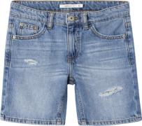 Name It Nkmsilas Loose DNM L Shorts 7998be Str 128 - Blå Shorts & Bloo...