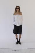 Designers Remix Maya Shorts Kvinde Sort Casual Shorts Str 34 - Læder h...