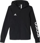 adidas Linear Fz Hood 116 - Sweatshirts & Hættetrøjer Bomuld hos Magas...