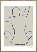 Poster & Frame Body 01 Flerfarvet Str 50x70 - Plakater hos Magasin