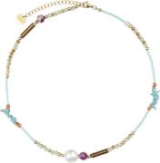 Sui Ava Sunbed Mood Necklace ONE SIZE - Perlearmbånd hos Magasin