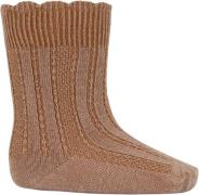 mpKids Sif Socks Str 25/28 - Tawny Brown Strømper Viskose hos Magasin