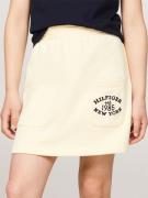 Tommy Hilfiger Monotype Mini Sweat Skirt Str 5 år / 110 cm - Lemon Zes...