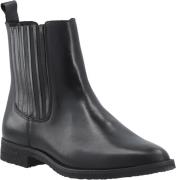 Cashott Casagnes Chelsea Boot Pull Up Leather Kvinde Black Chelsea Boo...