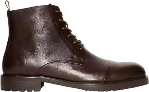 TGA by Ahler Laced Boot Mand Dk Brown Snørestøvler Str 40 - hos Magasi...