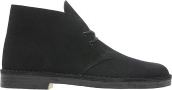 Clarks Originals Desert Boot Black Sde, G, 7 Mand Black Suede Snørestø...