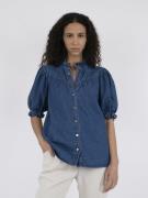 Neo Noir Avalon Denim Shirt Kvinde Blue Denimskjorter Str 40 Denim - h...