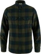 Fjällräven Övik Heavy Flannel Shirt M Mand Deep Forest-dark Navy Overs...