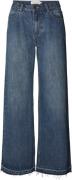 Rabens Saloner Denim Pant Ini Kvinde Washed Indigo Wide Jeans Str 29 D...