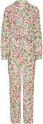 HUNKØN Laura Jumpsuit Kvinde Floral Buksedragter Str L - hos Magasin