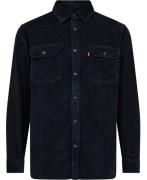 Levi's Jackson Worker JET Black Cordu Mand Sort Overshirts Relaxed Fit...