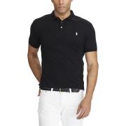 Polo Ralph Lauren Slimfit Stretch Mesh Polo Mand Sort Kortærmede Poloe...